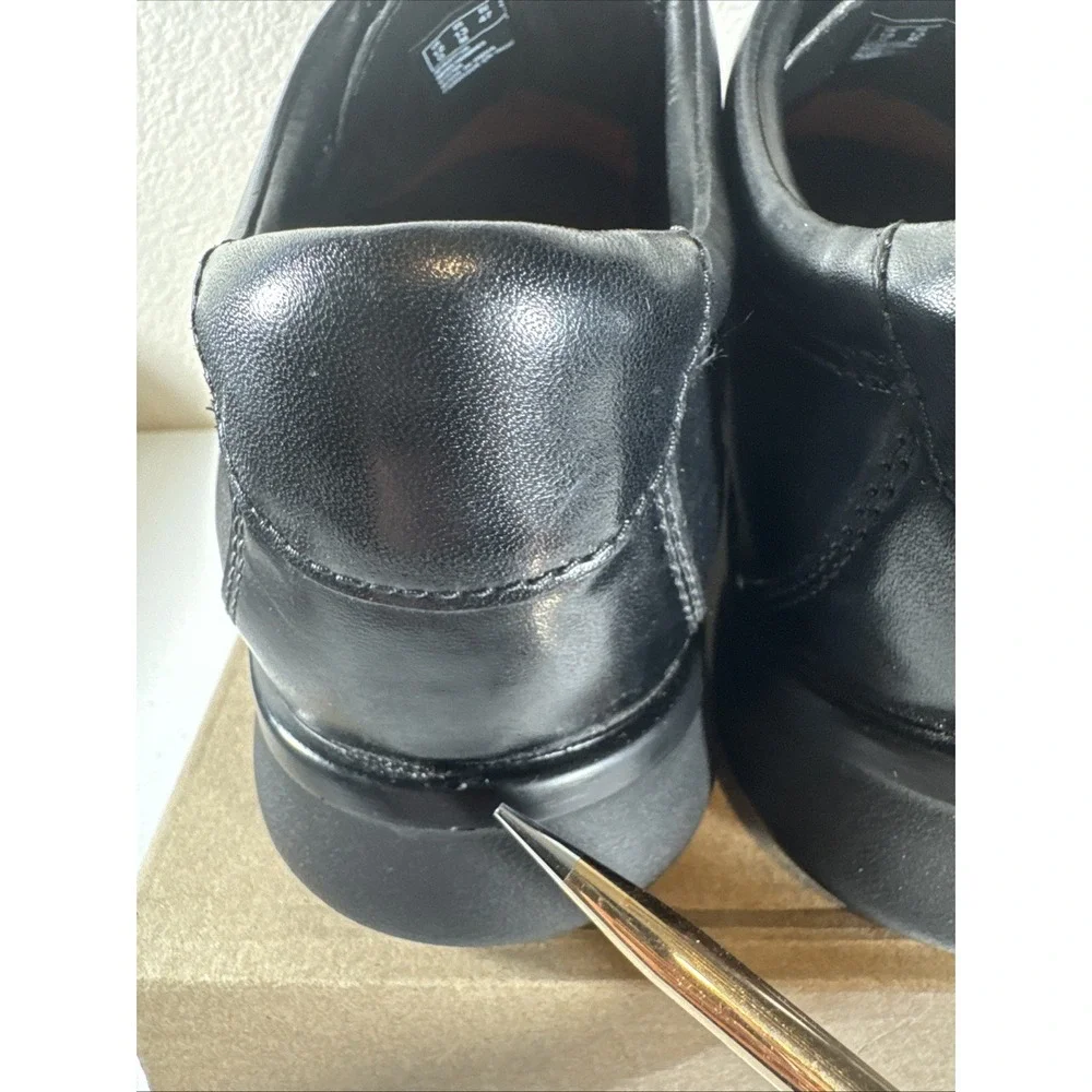 Clarks Kempton Run Men's Size 13 M Black Leather Oxford Dress Shoes Church Work